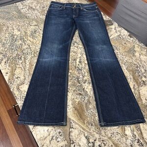 7 For All Mankind Flynn Boot Cut Flare Jeans, 34” inseam, “Z-Pocket”